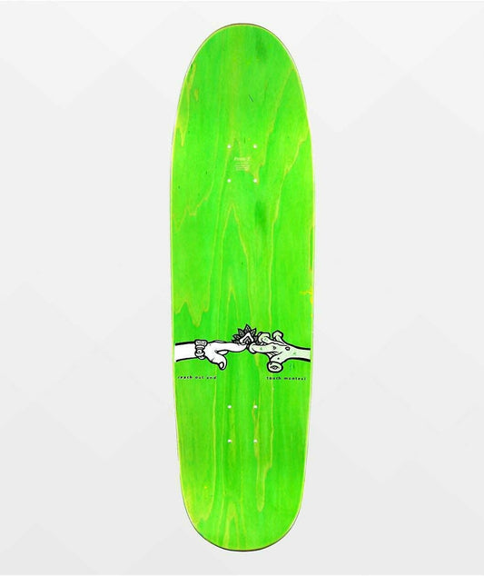 New Deal Skateboards Deck John Montessi Alien Grey 8.75" Reissue