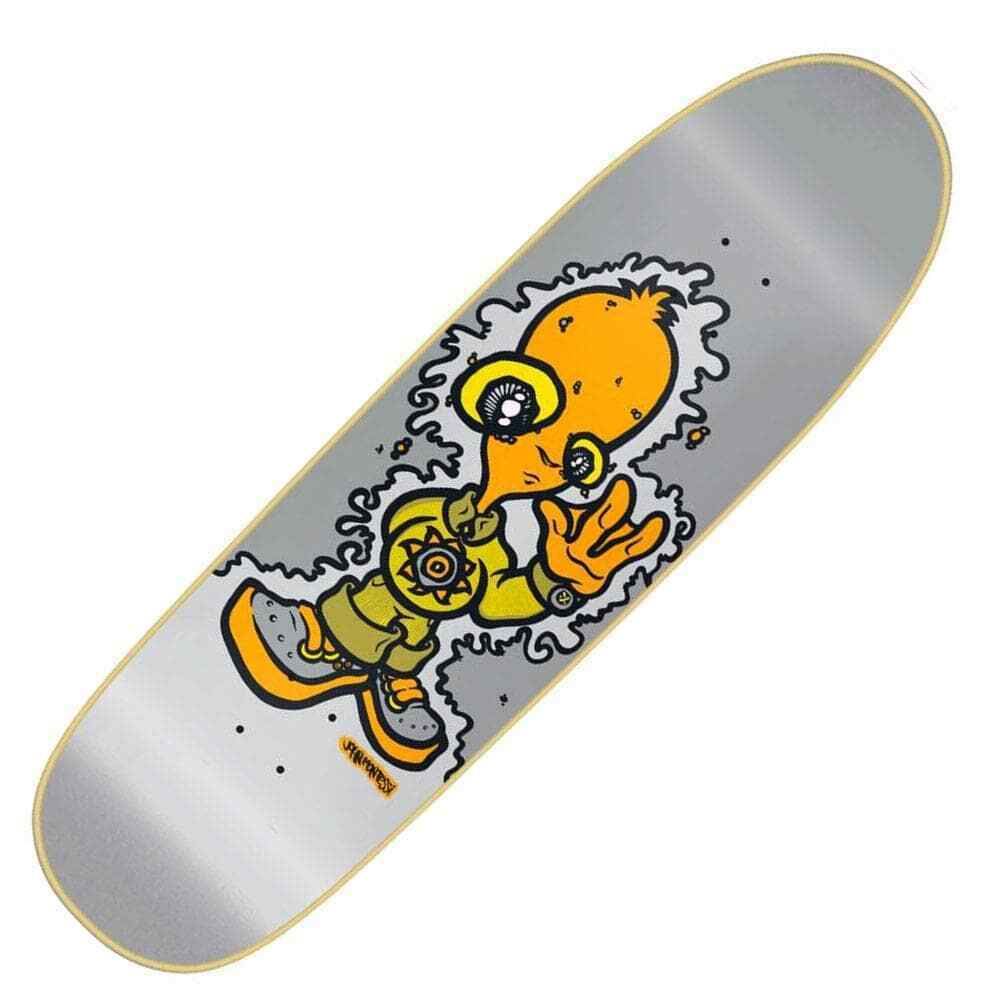 New Deal Skateboards Deck John Montessi Alien Grey 8.75" Reissue