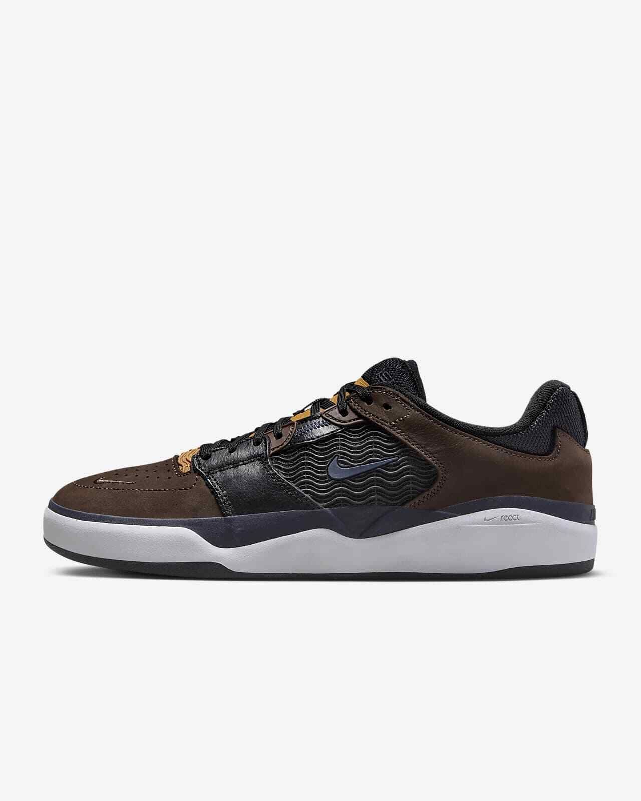 Nike SB Shoes Ishod Premium Baroque Brown Black Obsidian US SIZE Skate Sneakers