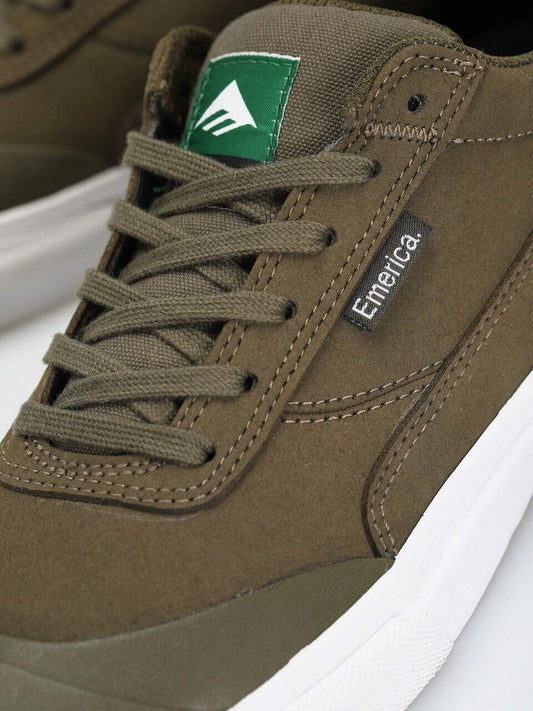 Emerica Shoes Vulcano Olive USA Skateboard Sneakers