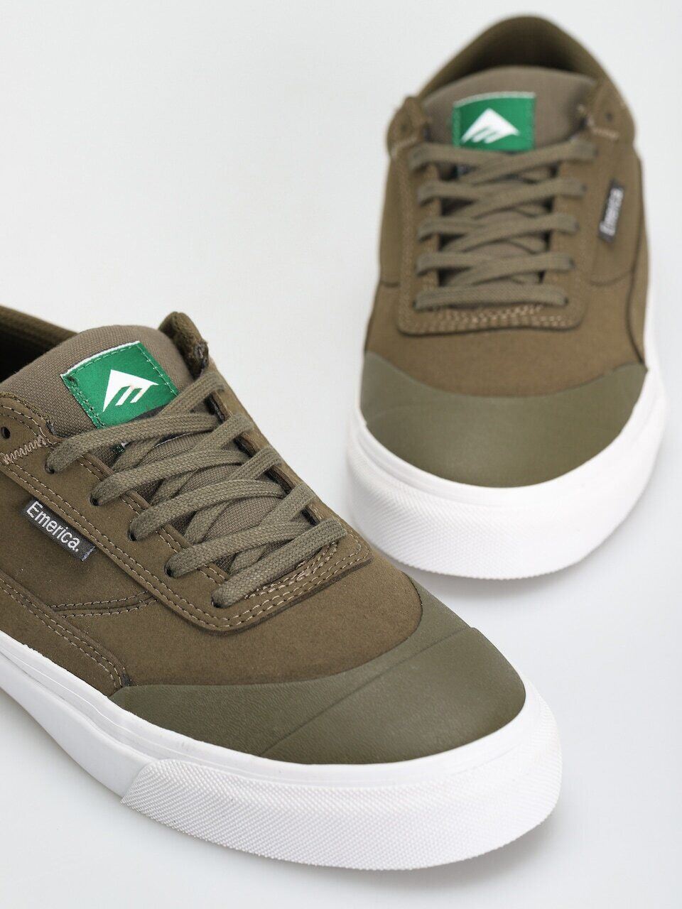 Emerica Shoes Vulcano Olive USA Skateboard Sneakers