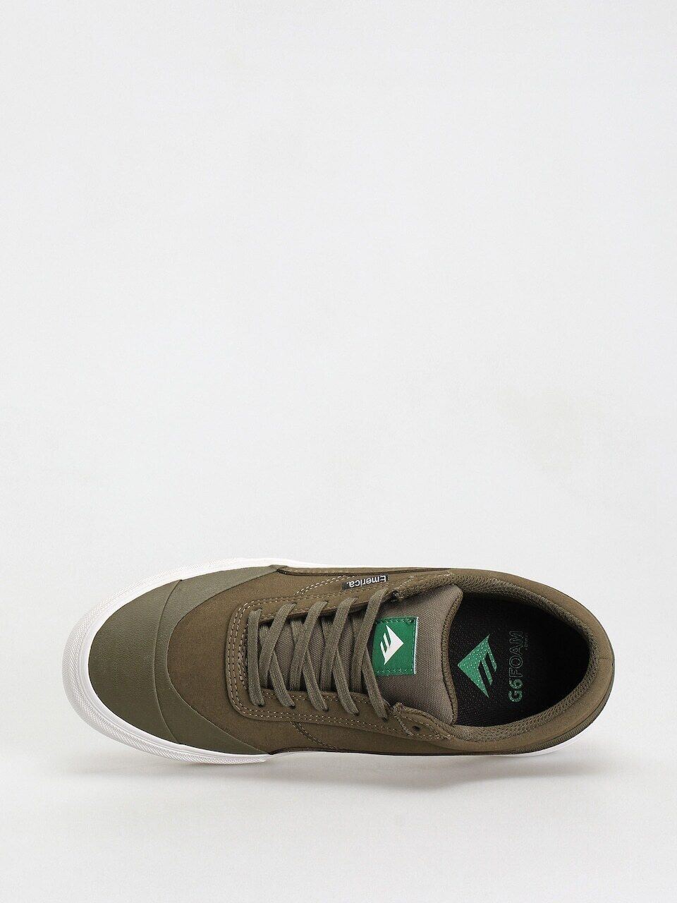 Emerica Shoes Vulcano Olive USA Skateboard Sneakers