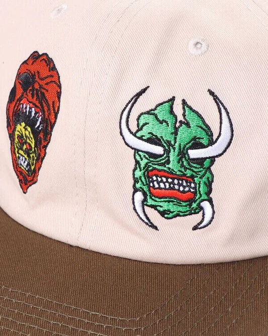 Baker Cap Two Face Tan Snapback Skateboard Hat