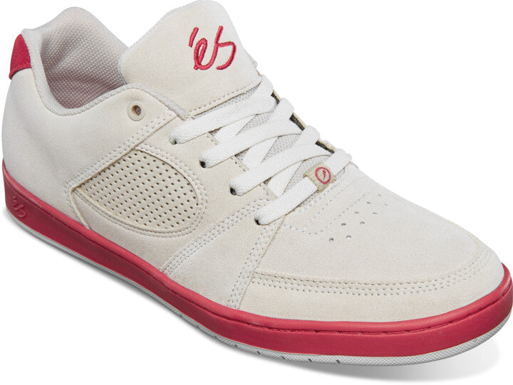 eS Shoes Accel Slim Wade Desarmo White White Red USA SIZE Skateboard Sneakers