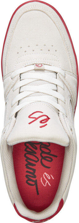 eS Shoes Accel Slim Wade Desarmo White White Red USA SIZE Skateboard Sneakers