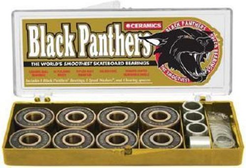 Shortys Skateboard Bearings Ceramics Black Panthers