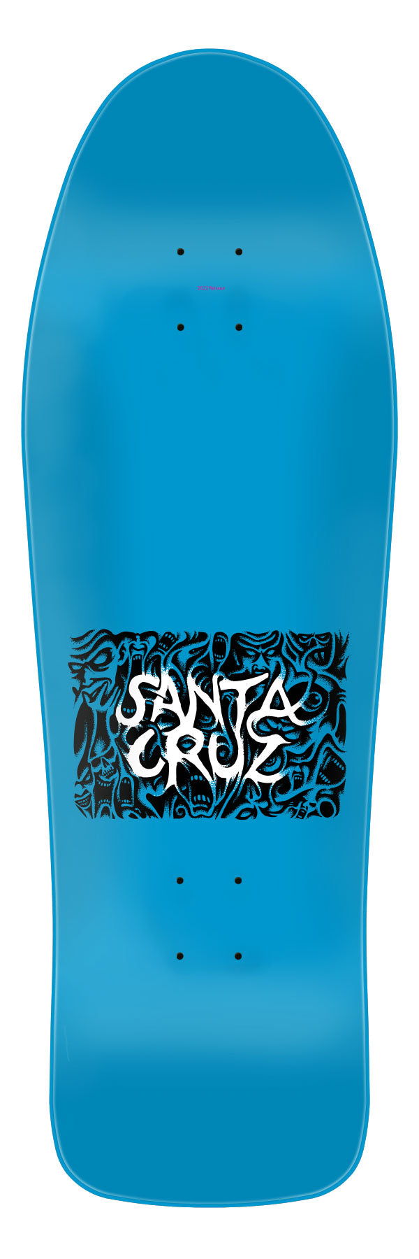 Santa Cruz Skateboard Deck Tom Knox Firepit Reissue 10" Blue Matte Finish