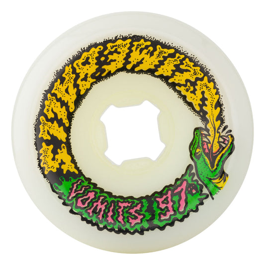 Santa Cruz Wheels 60mm Snake Vomits 97a Slime Balls Reissue Skateboard Wheels