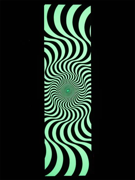 Spitfire Griptape SWIRL GLOW SHEET Full Skateboard Deck Length Grip 9x33"