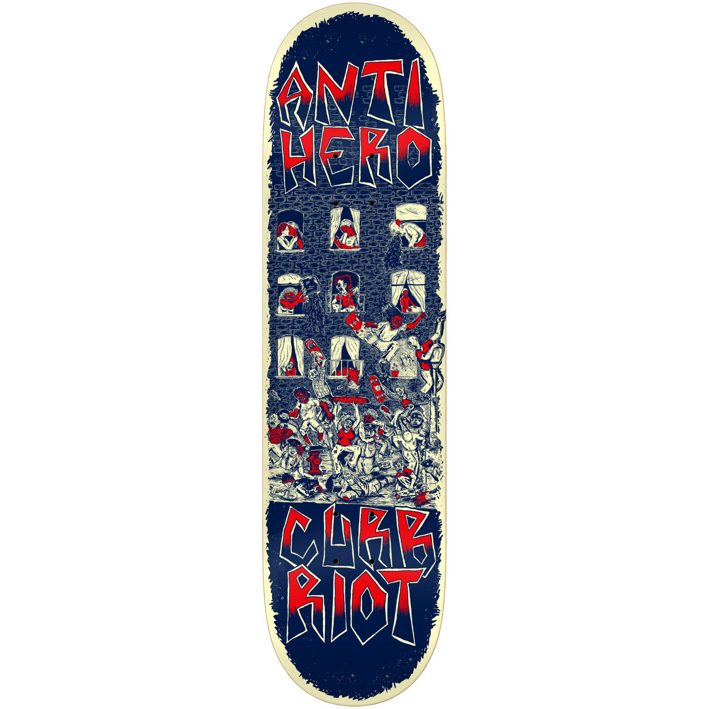 Anti Hero Skateboard Deck Curb Riot 8 5