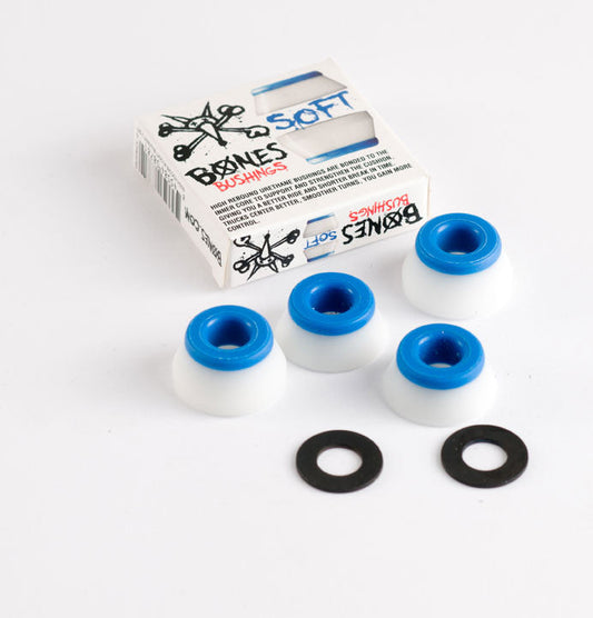 Bones Bushings Soft White 81a Hardcore Cushions Skateboard Truck Rubbers