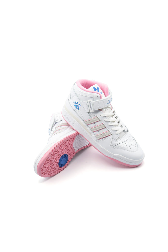 Adidas Shoes Forum 84 Mid Adv x MXA (LIL DRE) White/Pink Skateboard Sneakers
