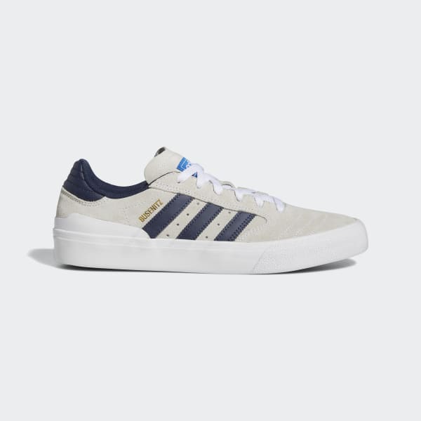Adidas Shoes Busenitz Vulc II White Navy Blue Bird US Size Skateboard Sneakers