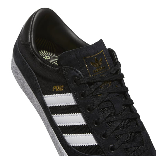 Adidas Shoes Lucas Puig Indoor BLACK WHITE PULLIME Originals Skateboard Sneakers