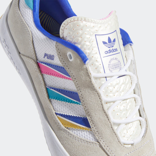 Adidas Shoes Lucas Puig Cloud White/Sonic Ink/Signal US Size Skateboard Sneakers