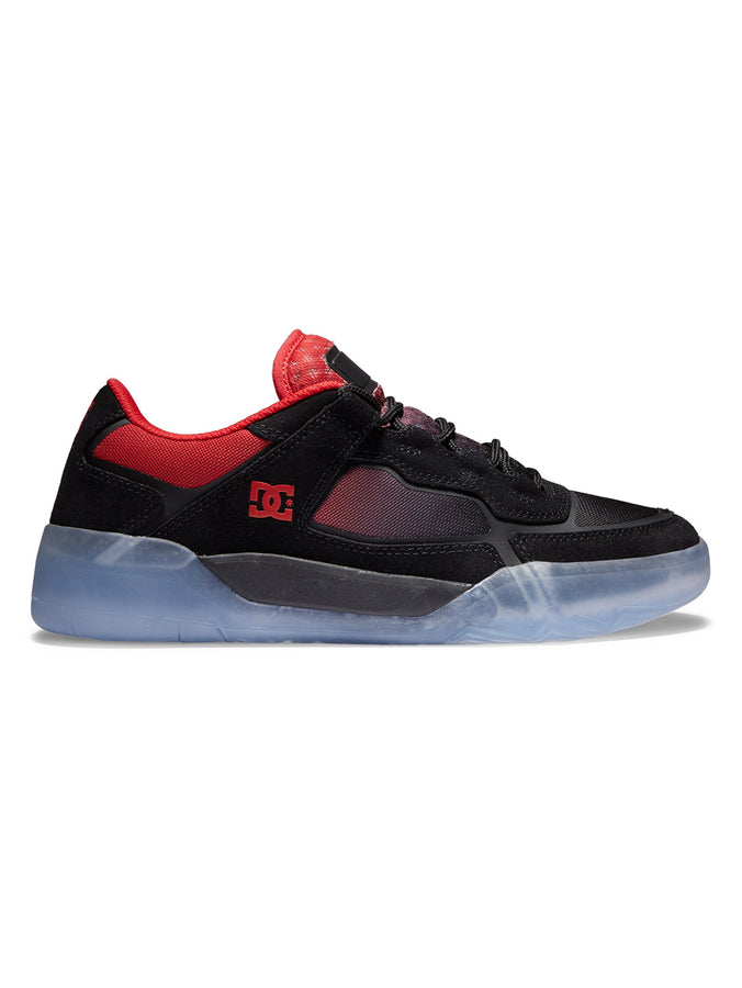Dc Shoes Metric S Black Red Skate Sneakers