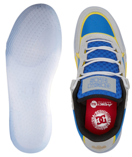 DC Shoes METRIC X HONGO Grey/Blue/Yellow Limited Edition Skate Sneakers