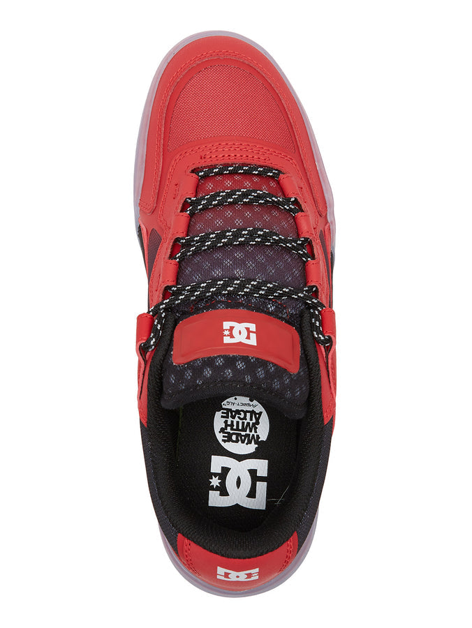 DC Shoes METRIC LE Red Skate Sneakers