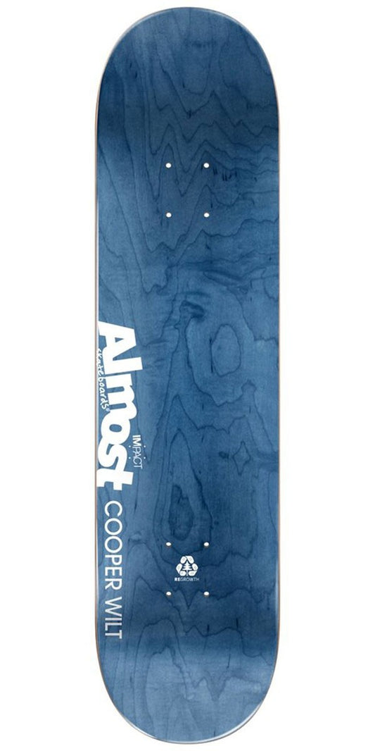 Almost Skateboard Deck Interweave Rings Impact Cooper Wilt 8"