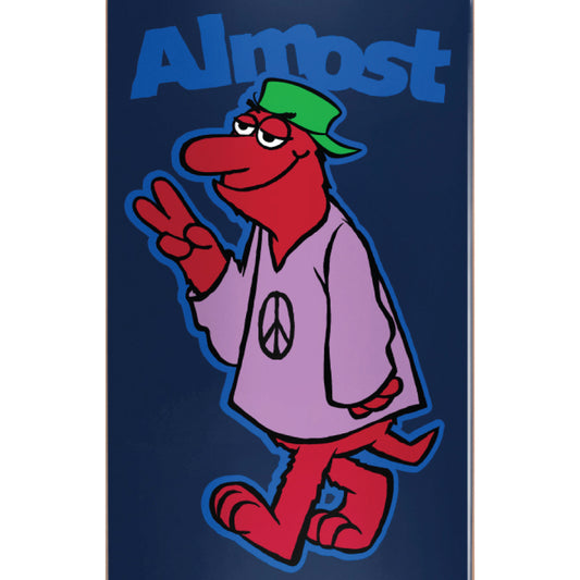 Almost Skateboard Deck Peace Out Blue 8.375" HYB