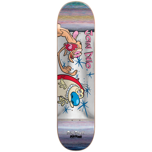 FULL SET of Almost Skateboards Ren & Stimpy Foil Series 4 Limited Edition Decks