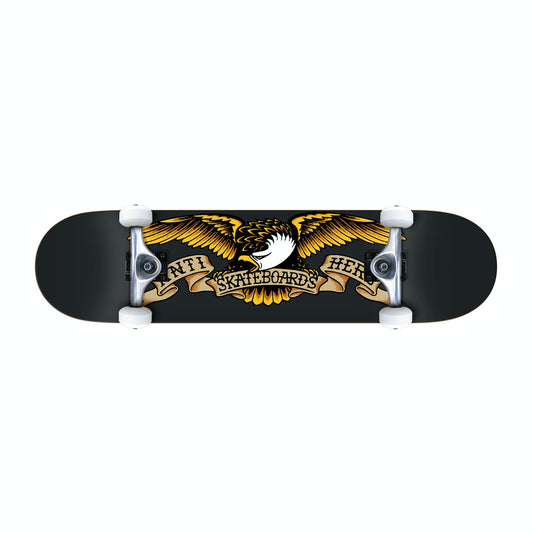 Anti Hero Complete Skateboard Classic Eagle 8.25" Black Pre-Assembled