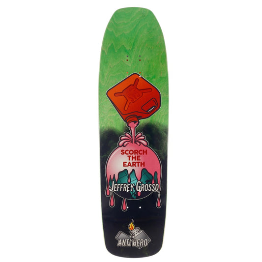 Anti Hero Skateboard Deck JEFF GROSSO Scorch The Earth 9.25"