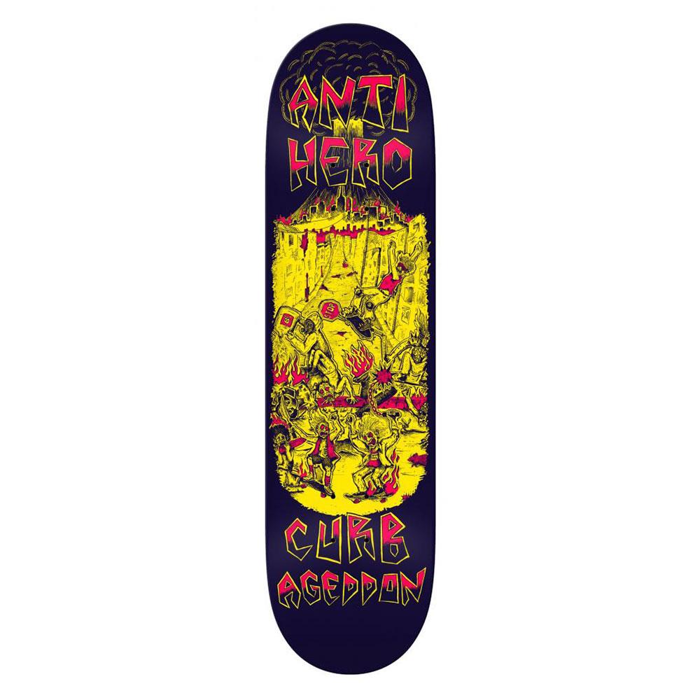 Anti Hero Skateboard Deck Curb Ageddon 8 5 Art By Mike Gigliotti