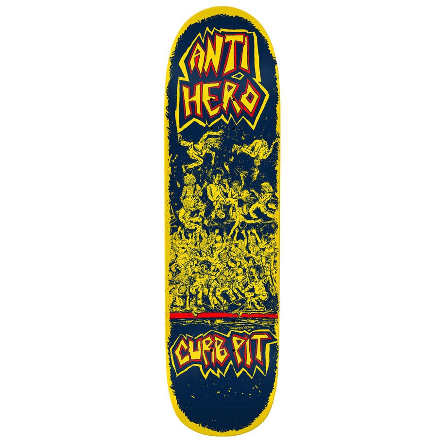 Anti Hero Skateboard Deck Curb Pit Iii 8 55 Shaped Art By Mike Gigliotti