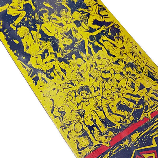 Anti Hero Skateboard Deck CURB PIT III 8.55" SHAPED Art By Mike Gigliotti