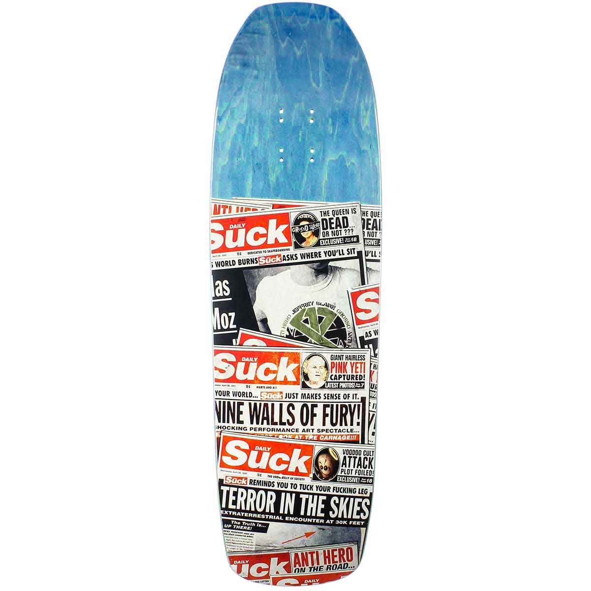 Anti Hero Skateboard Deck Jeff Grosso Daily Suck 9 25 Shaped Antihero