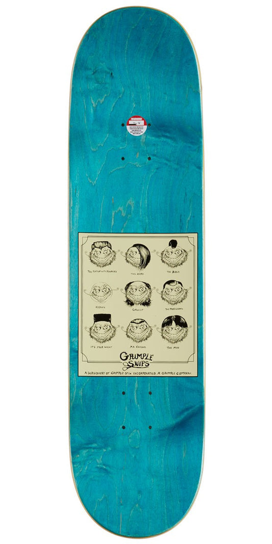 AntiHero Skateboard Deck Evan Grimple Snips 8.25"