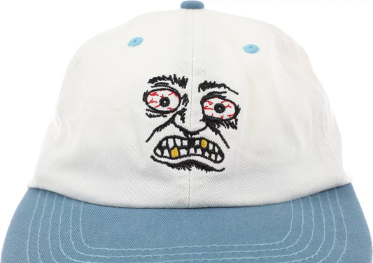 Baker Cap Frantic White/Blue Snapback Skateboard Hat