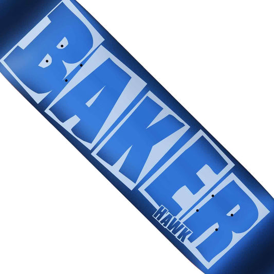 Baker Skateboard Deck Riley Hawk Brand Logo Blue Foil B2 8.5"