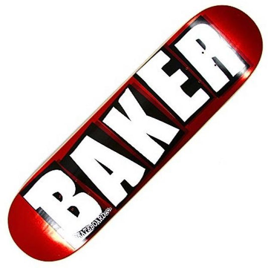 Baker Skateboard Deck Brand Logo Red FOIL 8.25"