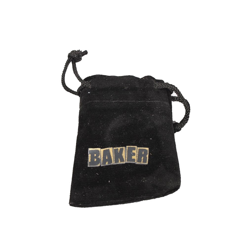 Baker Skateboards Ring Brand Logo Silver