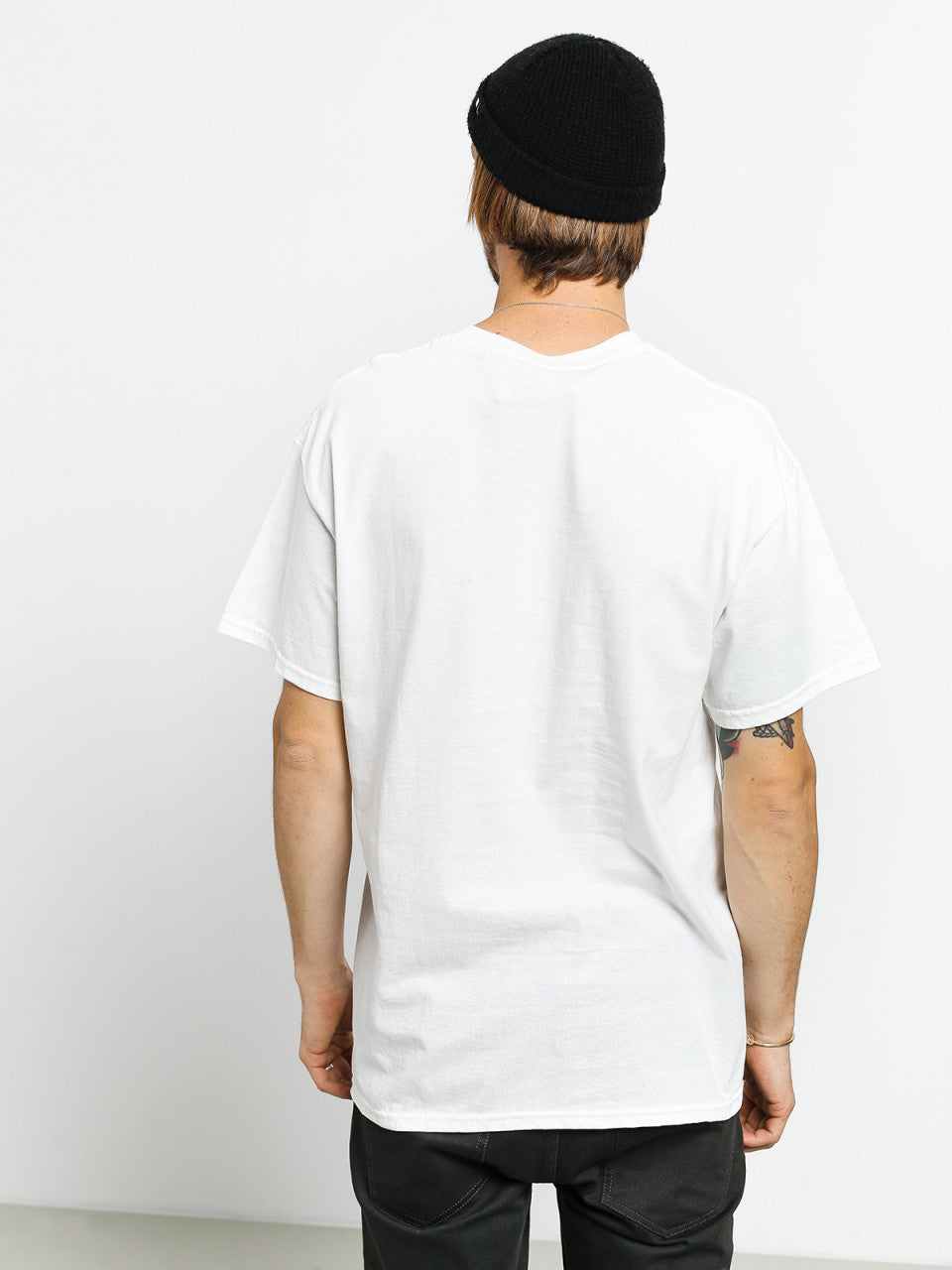 Piss Drunx Tee Brand Logo White Skateboard T-Shirt