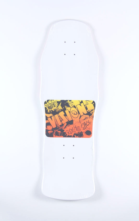 Vision Skateboards Deck Psycho Stick White 10" Reissue