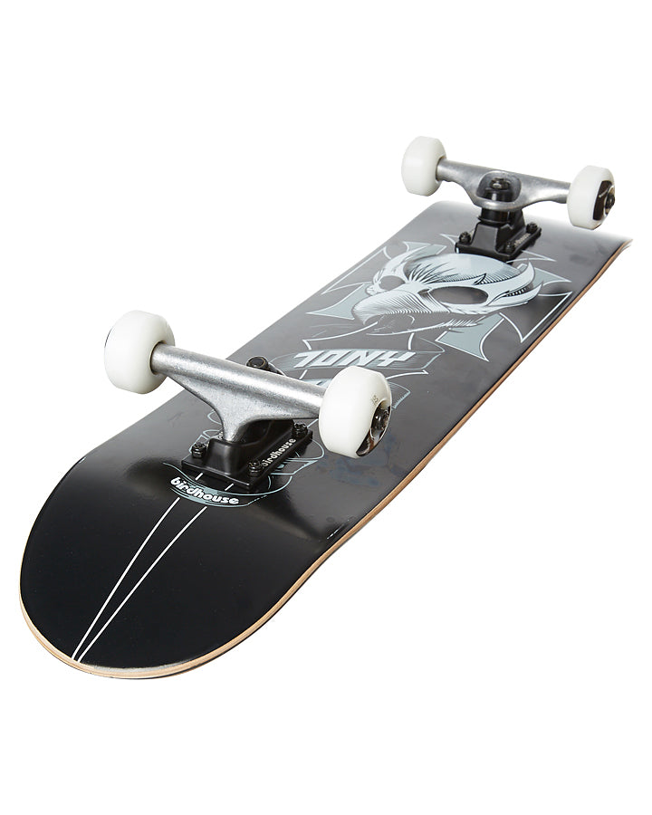 Birdhouse Skateboard Complete Tony Hawk Crest Black 8"