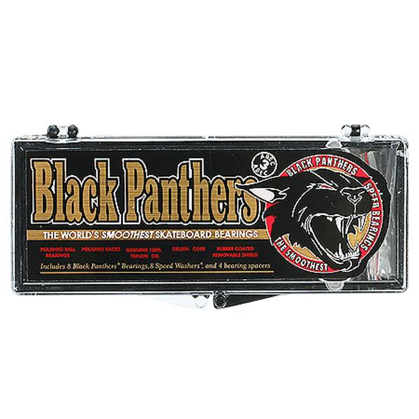 Shortys Skateboard Bearings Abec 3 Black Panthers Black