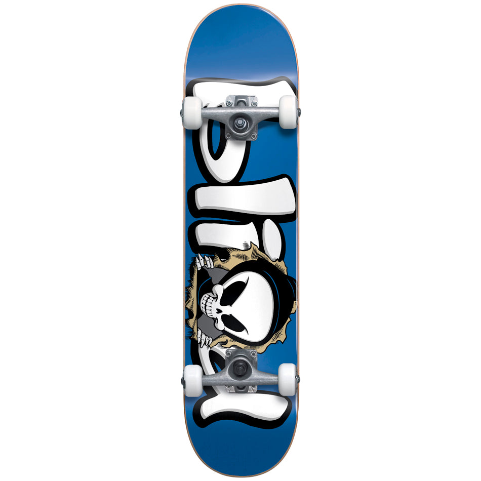 Blind Skateboard Complete Bust Out Reaper FP Blue 7.625"
