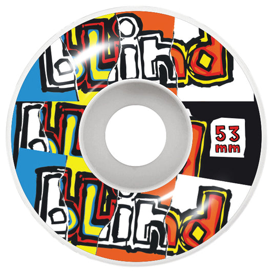 Blind Skateboard Wheels OG Ripped Multi 53mm