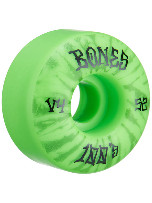 Bones Skateboard Wheels 100's OG Multi 52mm V4 Party Pack