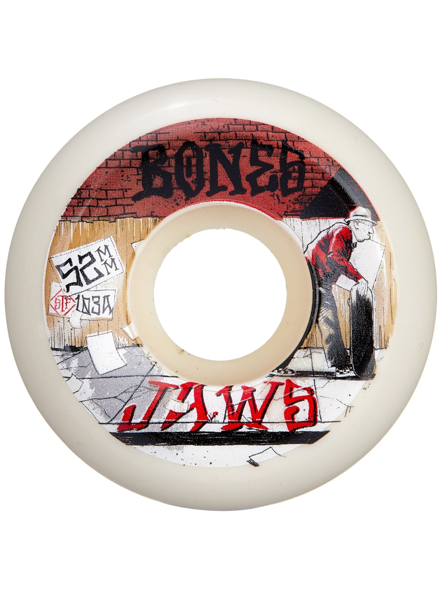 Bones Skateboard Wheels Jaws Homoki Down 4 Life 52mm V5 Sidecut 103a