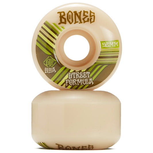 Bones Skateboard Wheels Retro 52mm V4 Wide 99a STF