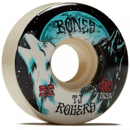 Bones Skateboard Wheels TJ ROGERS SPIRIT HOWL 52MM V3 SLIMS 103A