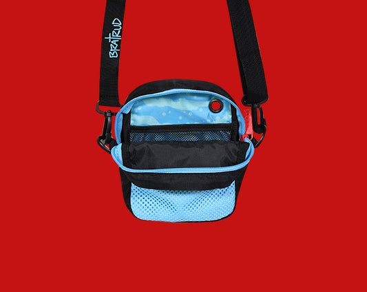 Bumbag x Todd Bratrud Compact Black Shoulder Skate Messenger Bum Bag Waist Pack