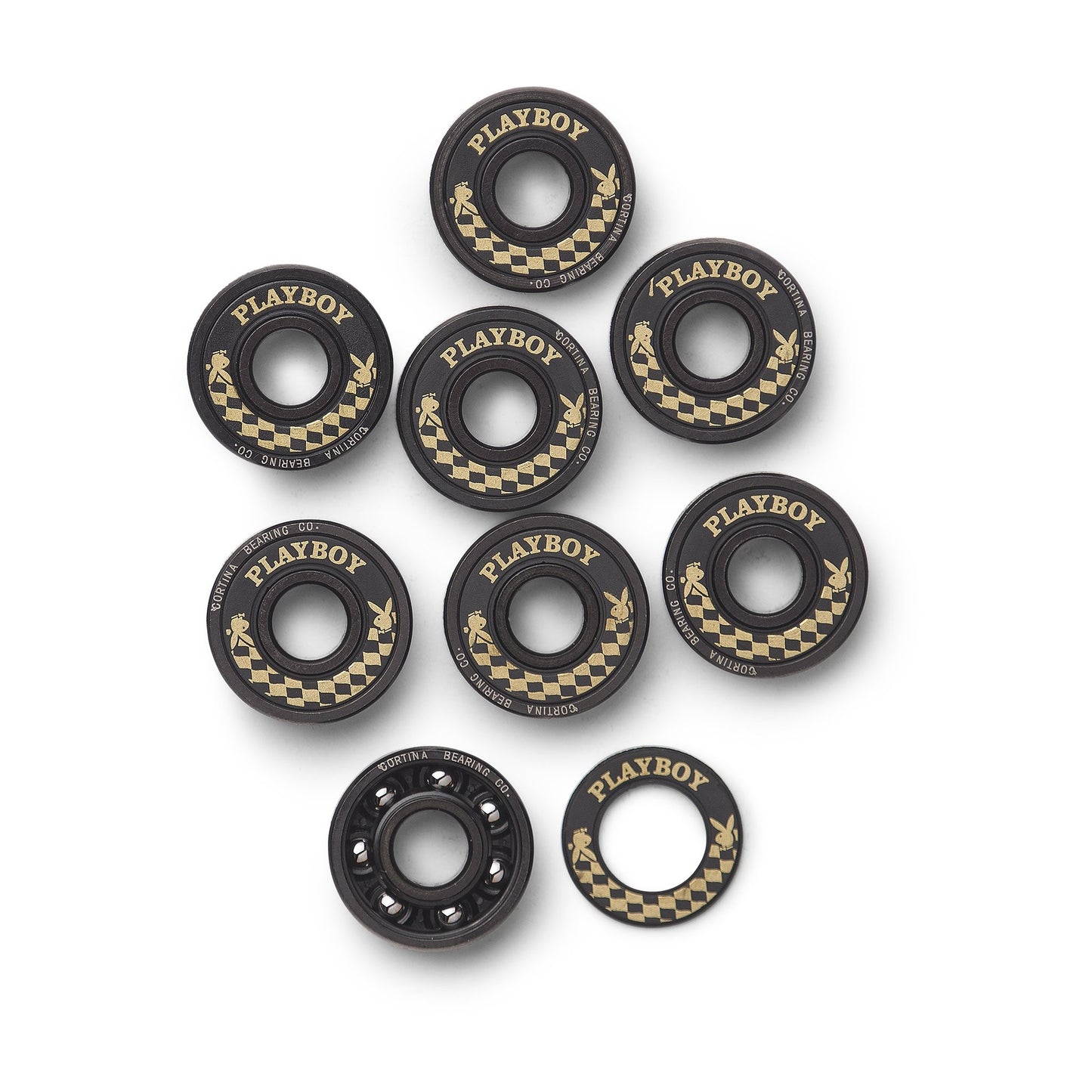 Cortina Skateboard Bearings Kyle Walker Signature PlayBoy Black Finish