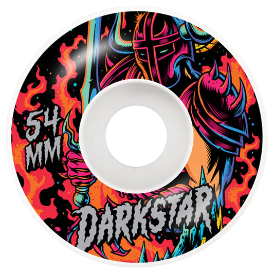 Darkstar Skateboard Wheels Blacklight Red 54mm