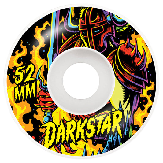 Darkstar Skateboard Wheels Blacklight Yellow 52mm